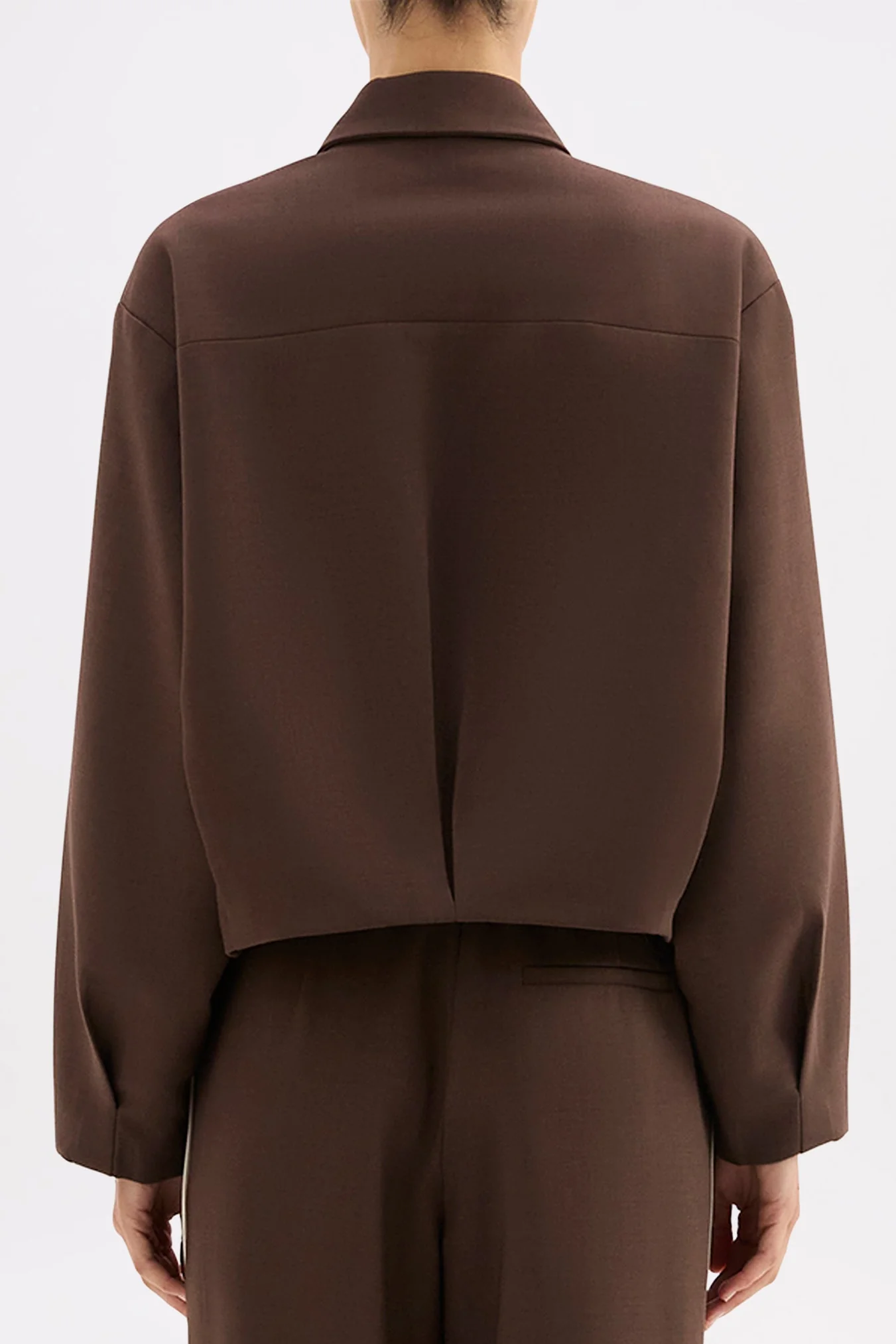 Abigail Walnut Bomber Jacket - Image 6