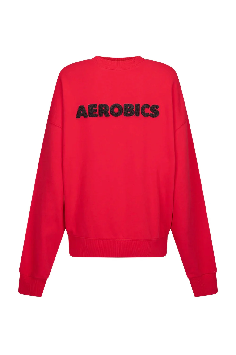 Aerobics Tulip Red Sweatshirt - Image 3