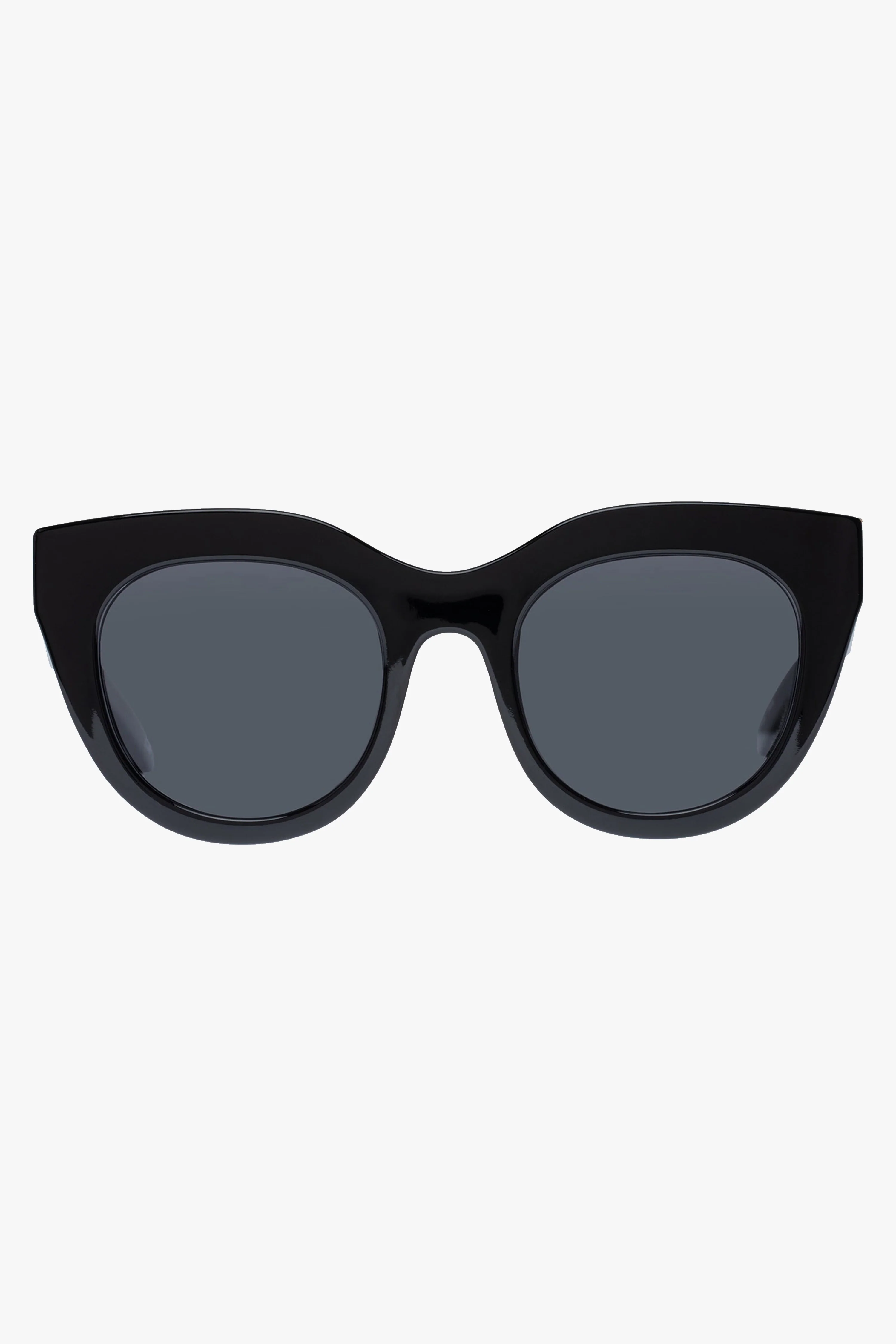 Air Heart Cat Eye Black Gold Khaki Lens Sunglasses - Image 2
