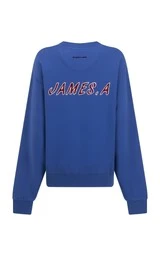 A James Cobalt Blue Sweatshirt - Image 4