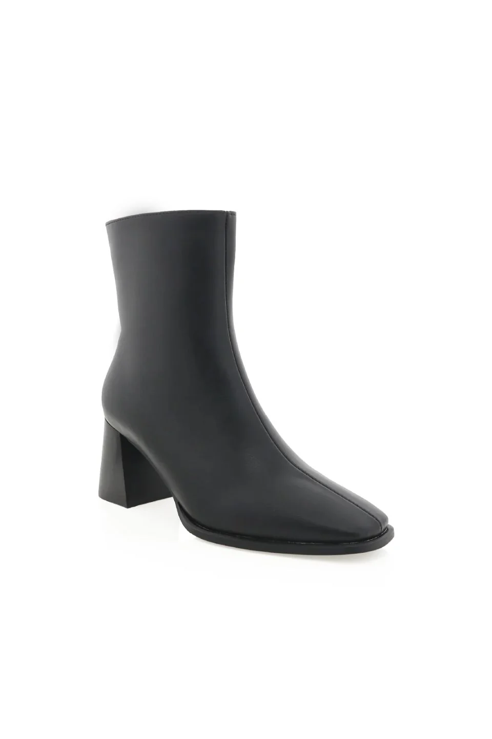 Alania Black Mid Heel Boot - Image 4