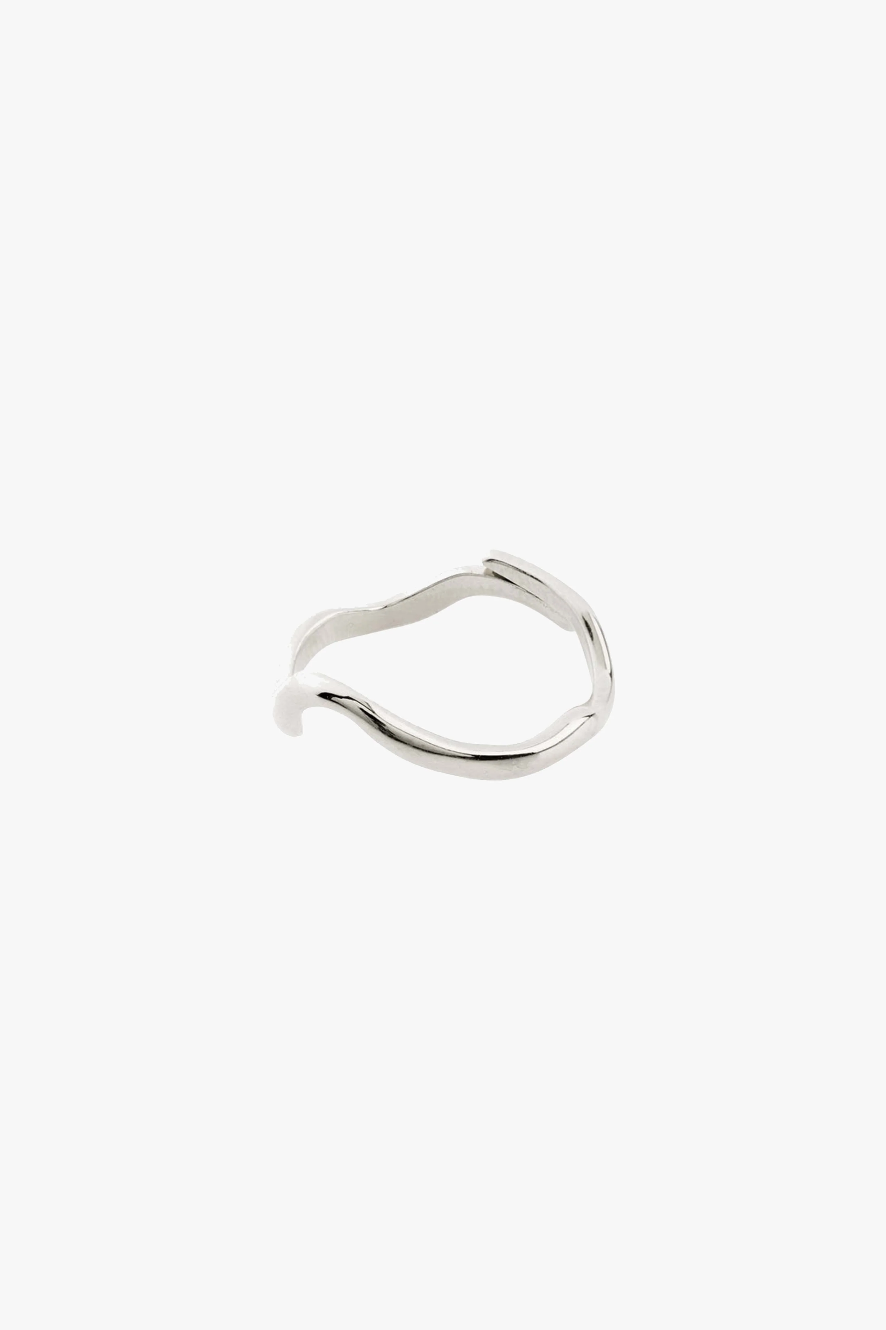 Alberte Organic Shape EOL Adjustable Ring Silver - Image 2