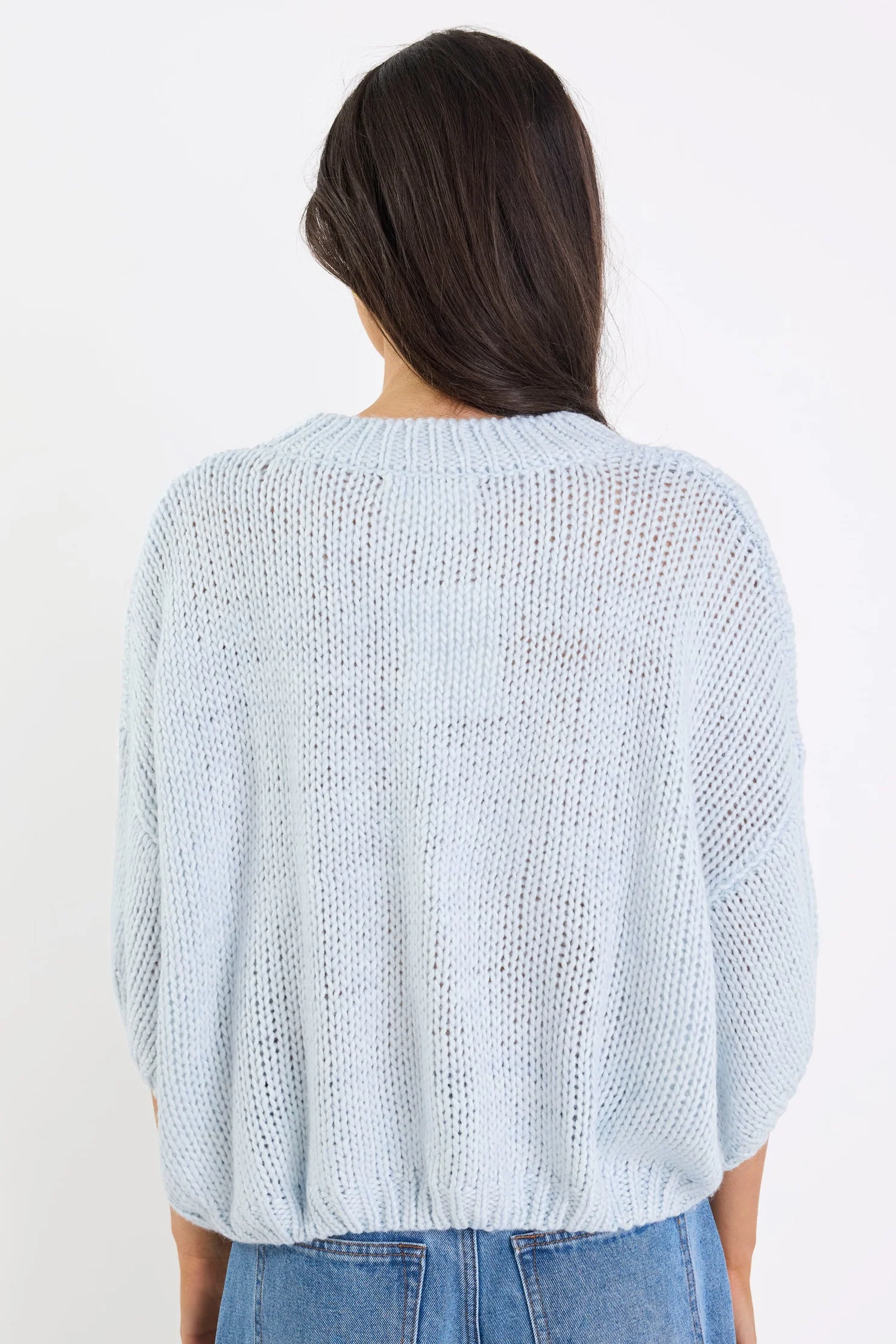 Alora Ice Wool Blend SS Knit Top - Image 4