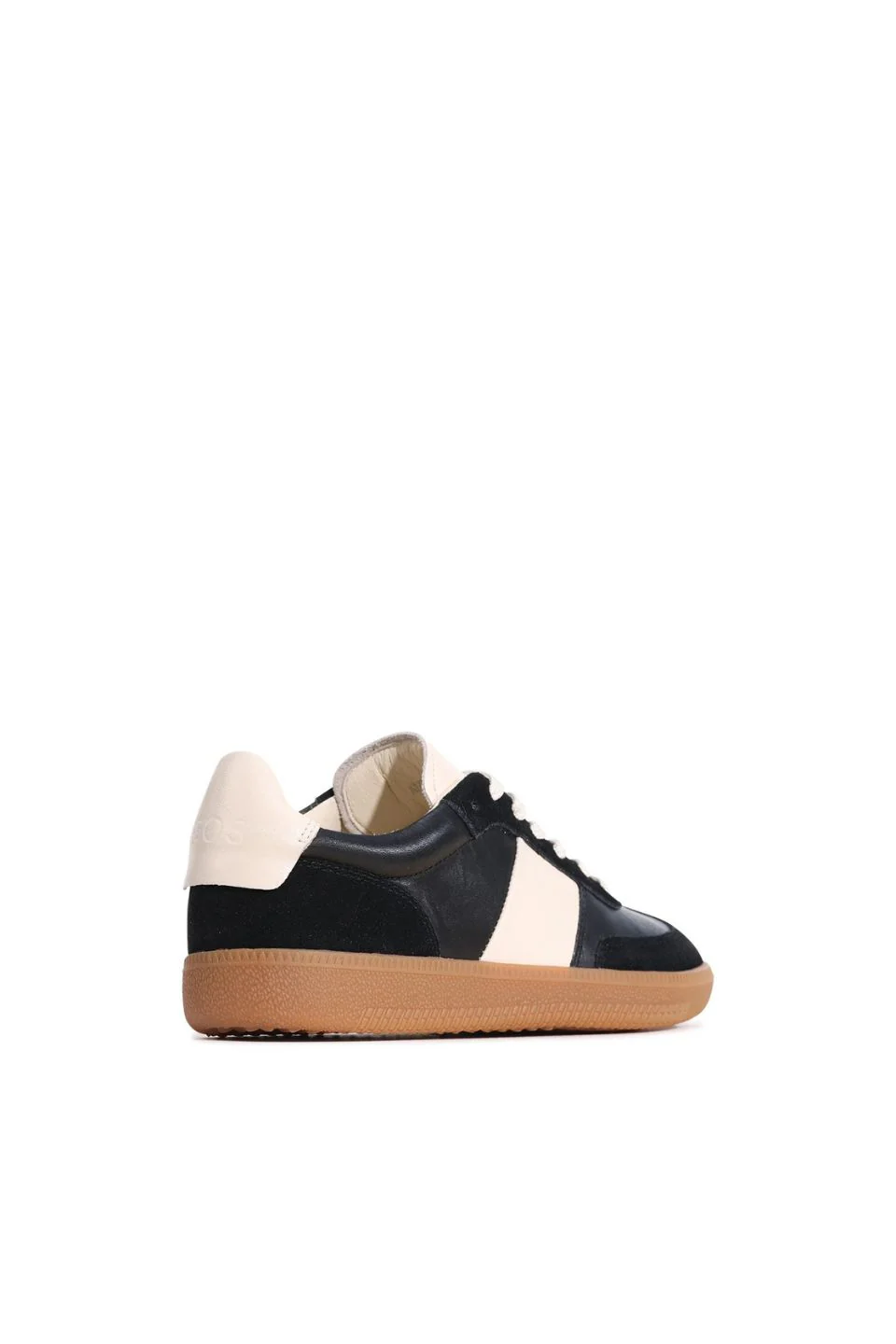 Antigo Black Suede Leather Stripe Casual Sneaker - Image 5