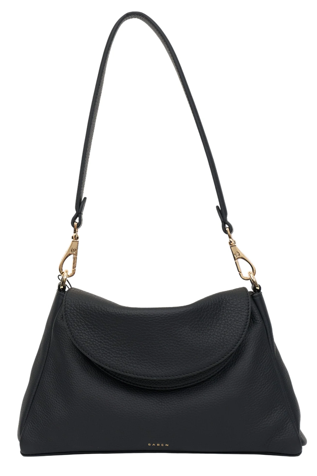 Beckett Black Luxe Crossbody Bag - Image 4