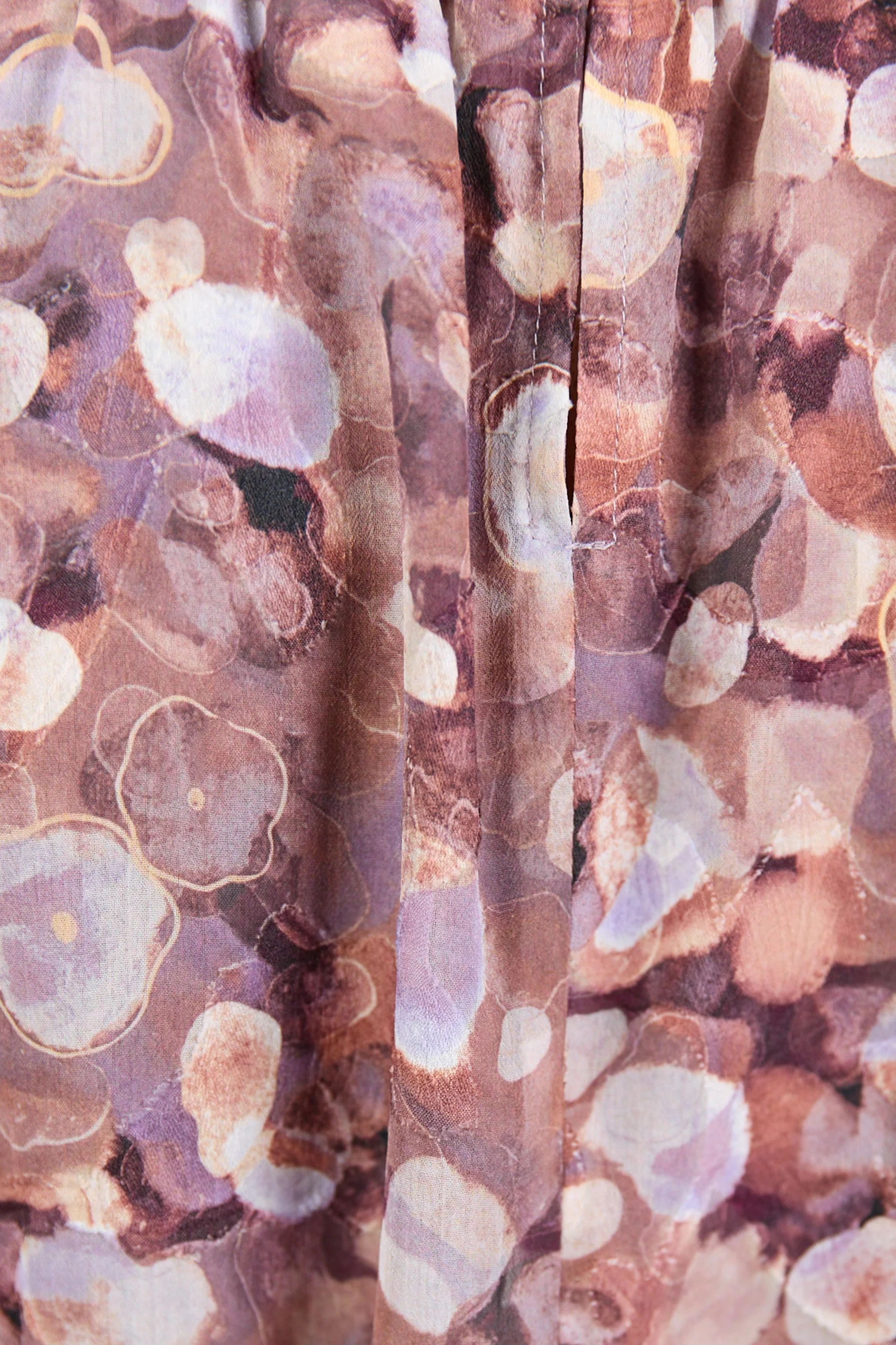Beckon Lilac Blush Floral Bubble Sleeve Top - Image 6
