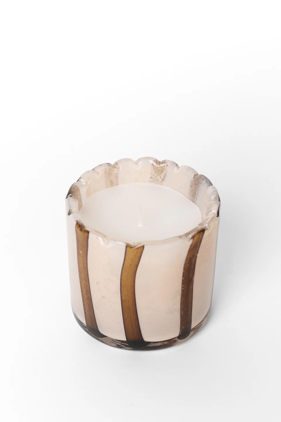 Billie Mustard Rose 8cm Glass Candle - Image 4