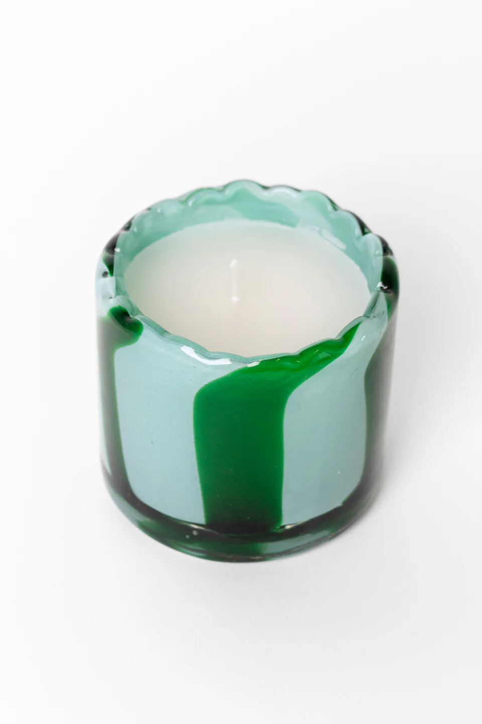 Billie Sky Emerald 8cm Glass Candle - Image 4