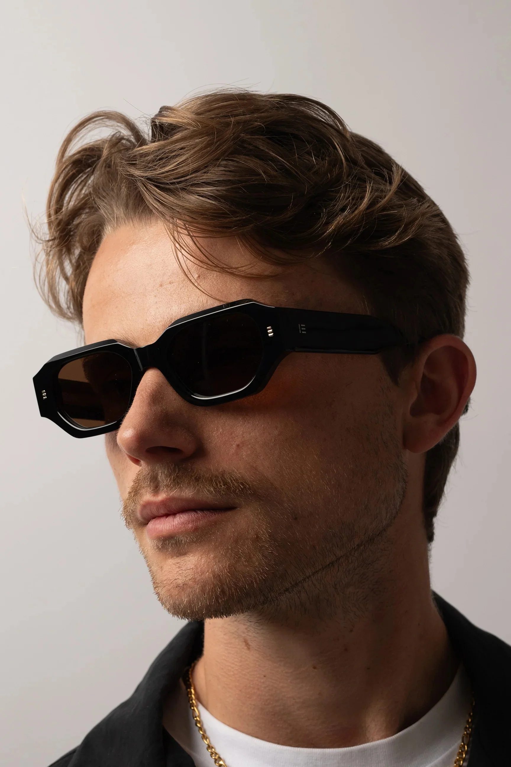 Blake Black Brown Lens Sunglasses - Image 4