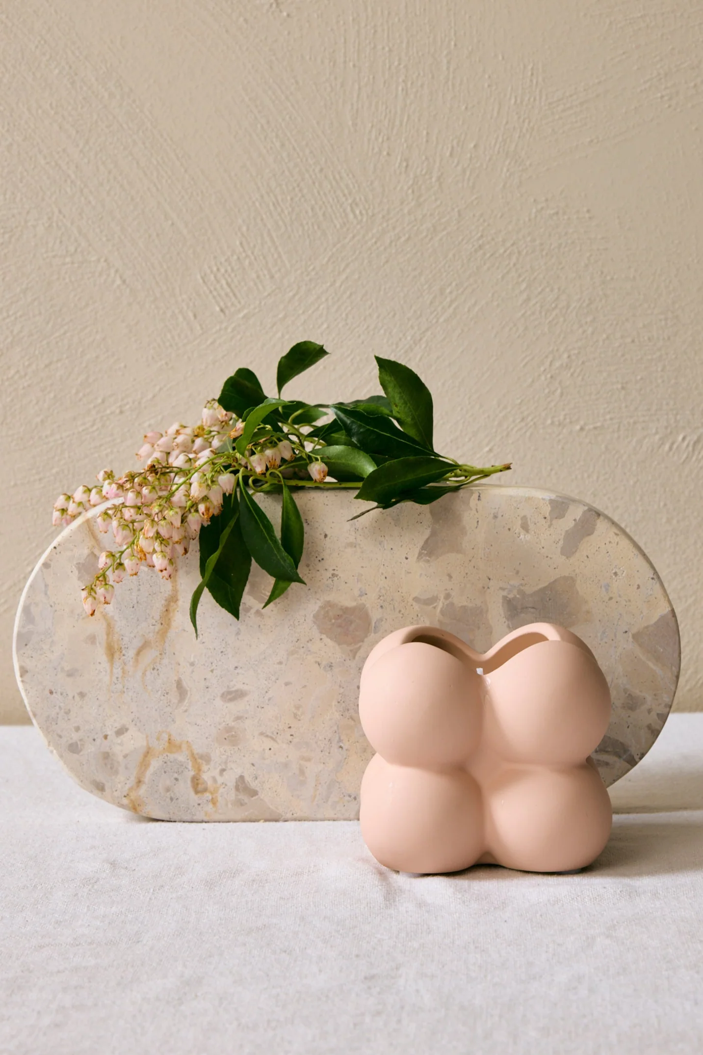 Bubble Cube Pink Soy Wax Candle - Image 2