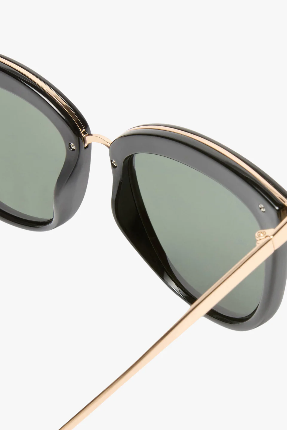Caliente Black Gold Arms Khaki Lens Sunglasses - Image 3