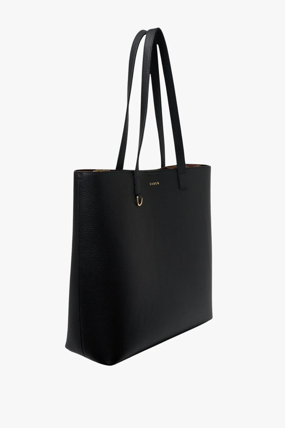 Carter Black Chain Print Lining Tote Bag - Image 3