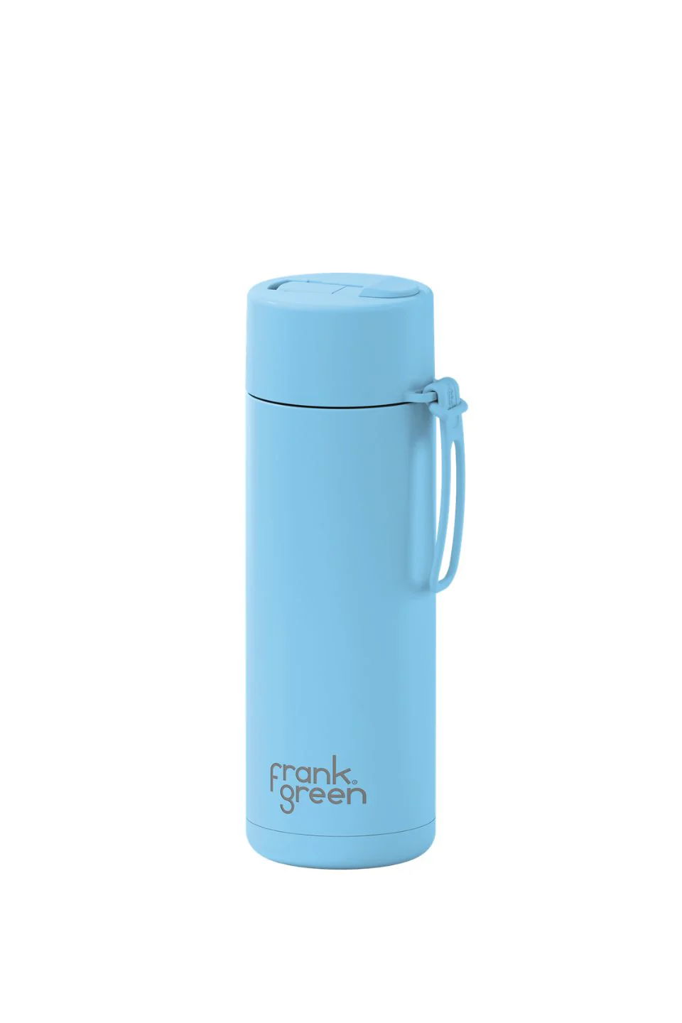 Ceramic Reusable Sky Blue 595ml Bottle with Flip Lid - Image 2