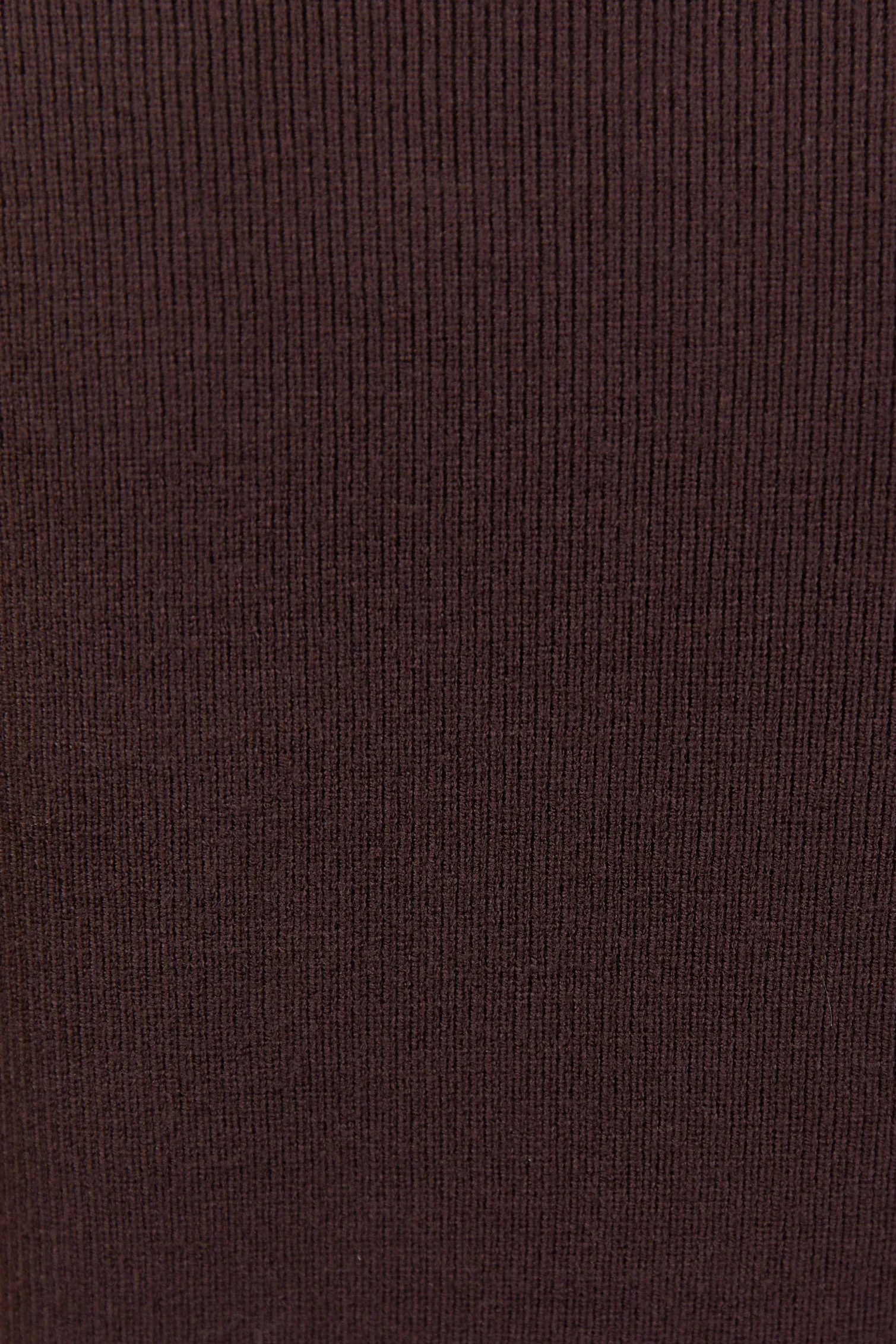 Contour Chocolate Funnel Neck Short Sleeve Knitted Top - Image 6