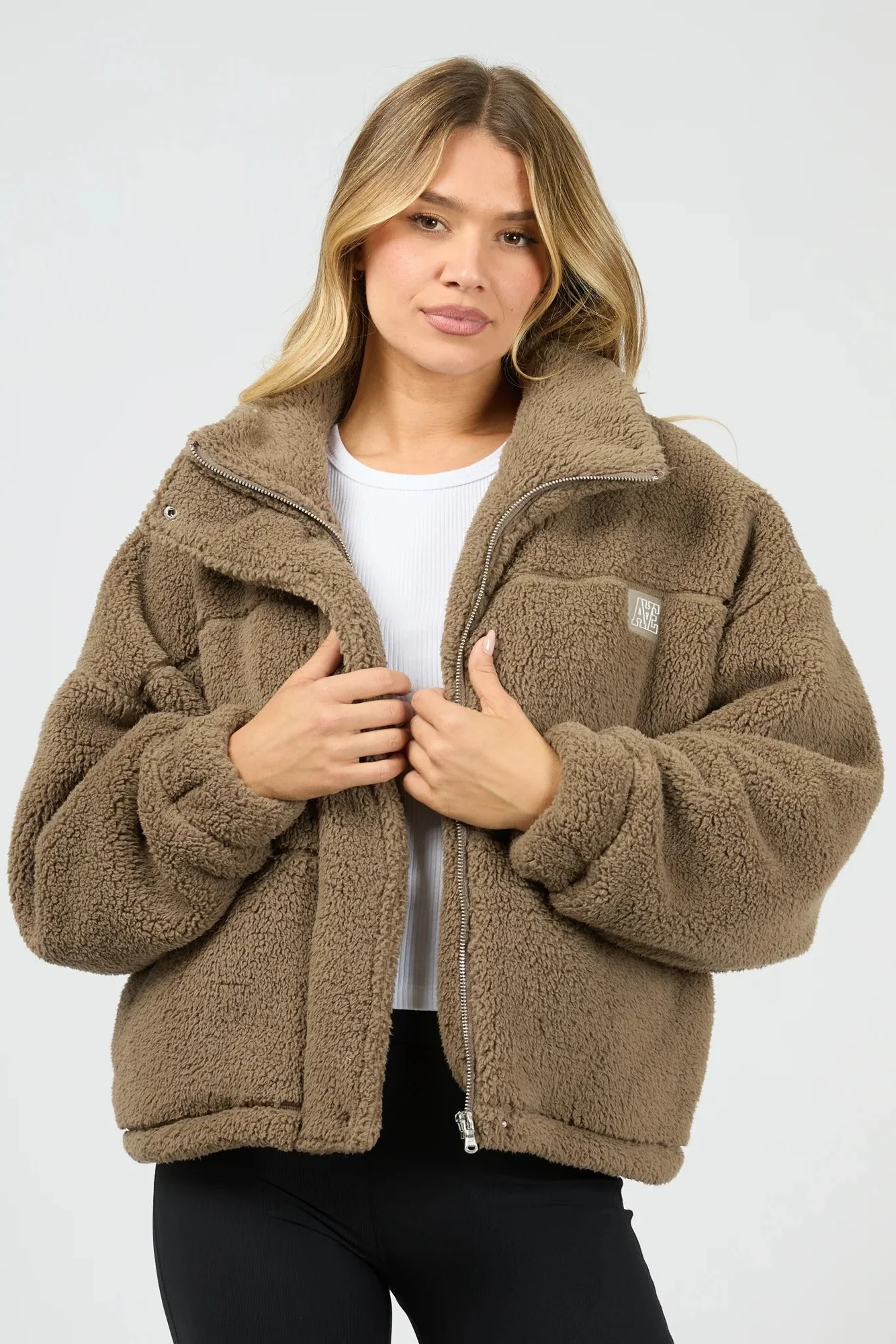 Cosy Club Mocha Teddy Jacket