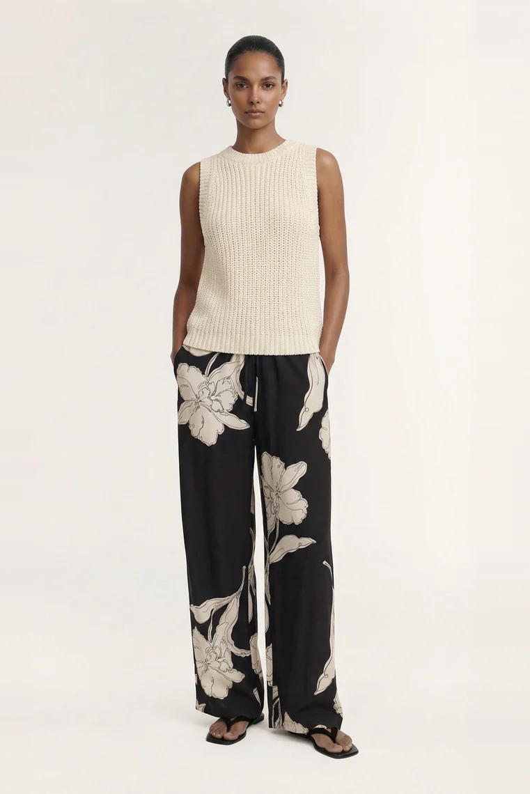 Cove Natural Beige Knit Tank - Image 2