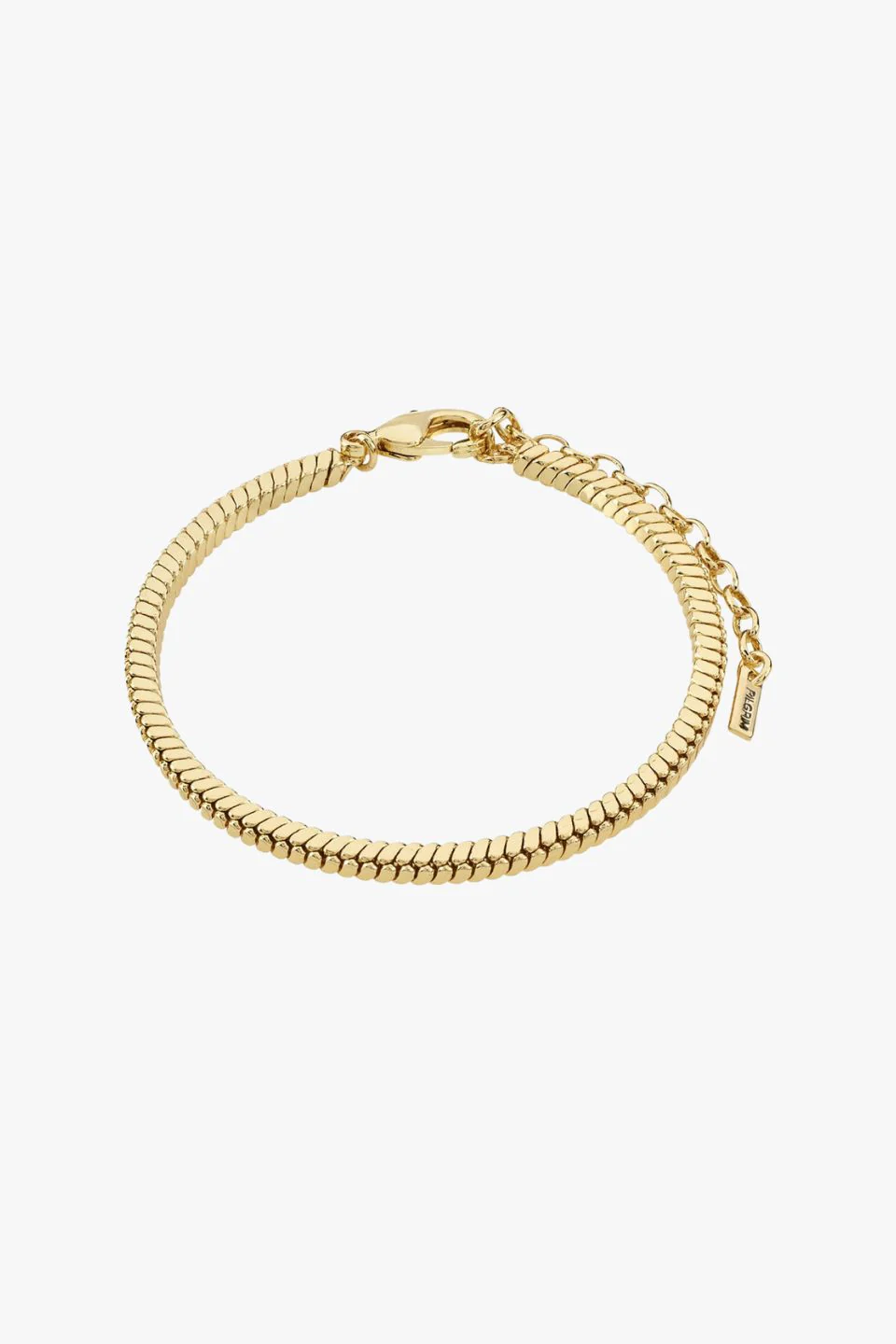 Dominique Flat Snake Gold EOL Chain Recycled Bracelet