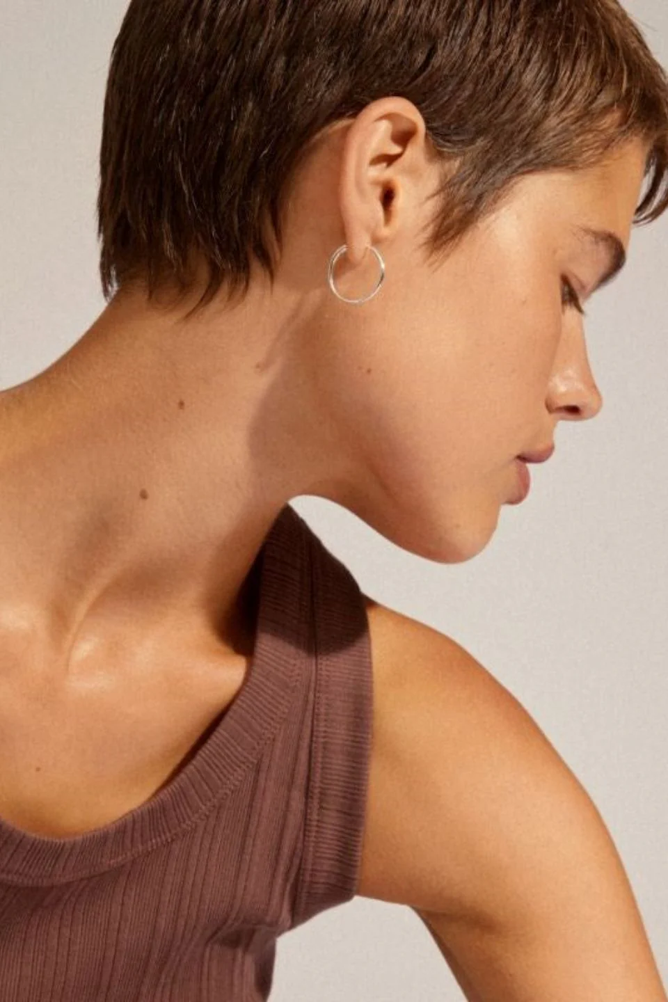 Eanna Large Hoops EOL Recycled Silver Earrings