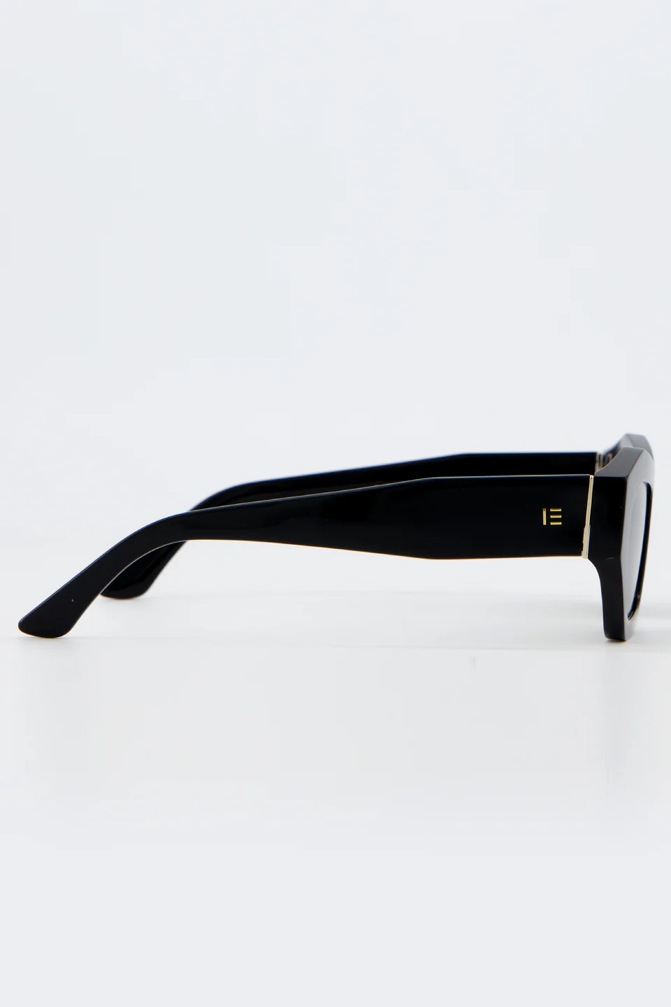 Emily Black Angular Sunglasses - Image 4