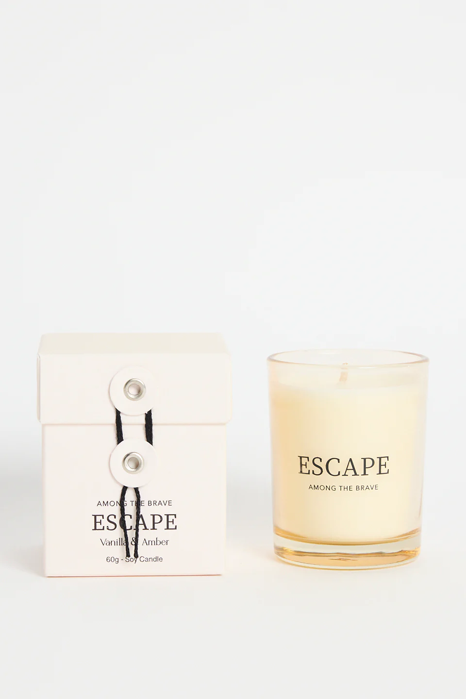 Escape Vanilla Amber 60g Soy Candle