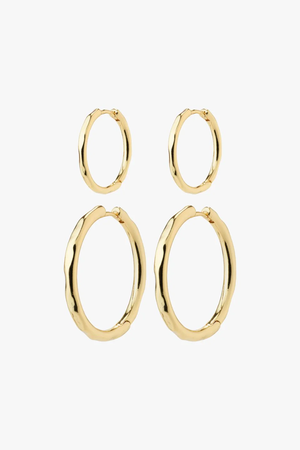 Eve Hoop 2-in-1 Set Gold-Plated Earrings - Image 2