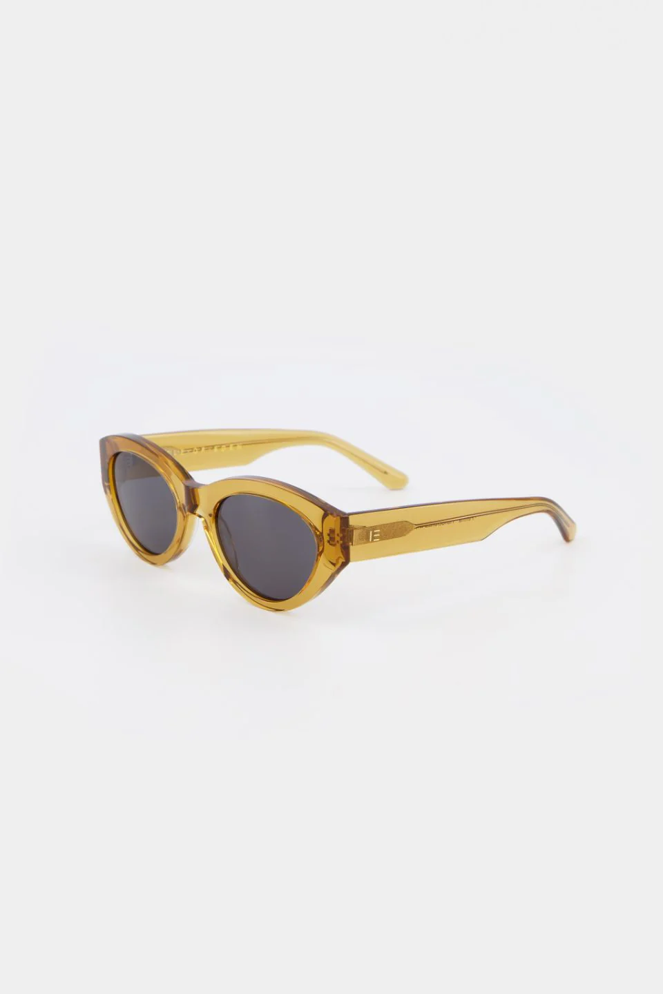 Felina Cognac Oval Sunglasses - Image 3