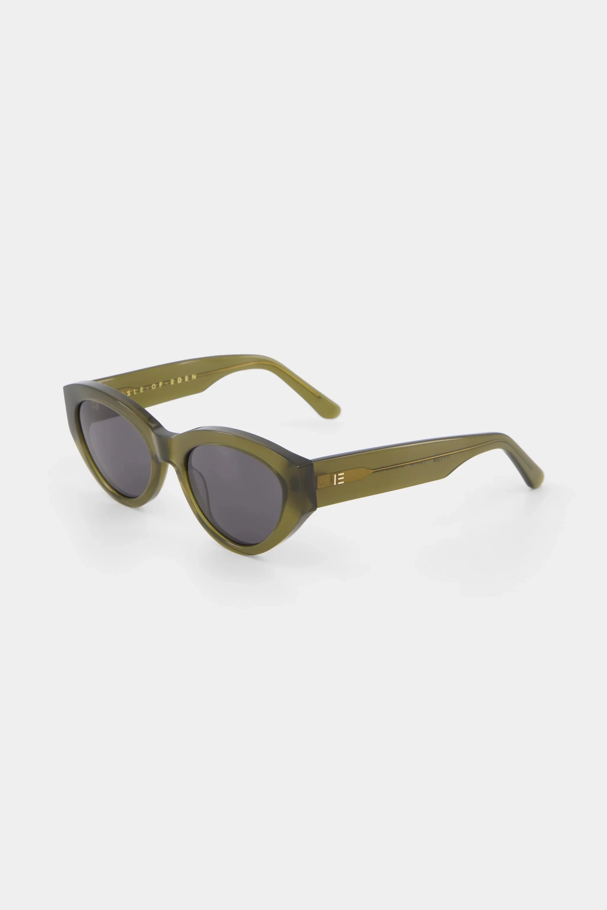 Felina Frosted Green Oval Sunglasses - Image 2