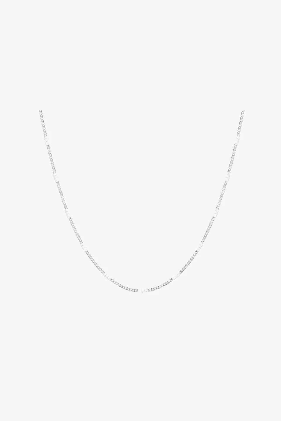 Filigree Silver Chain Necklace