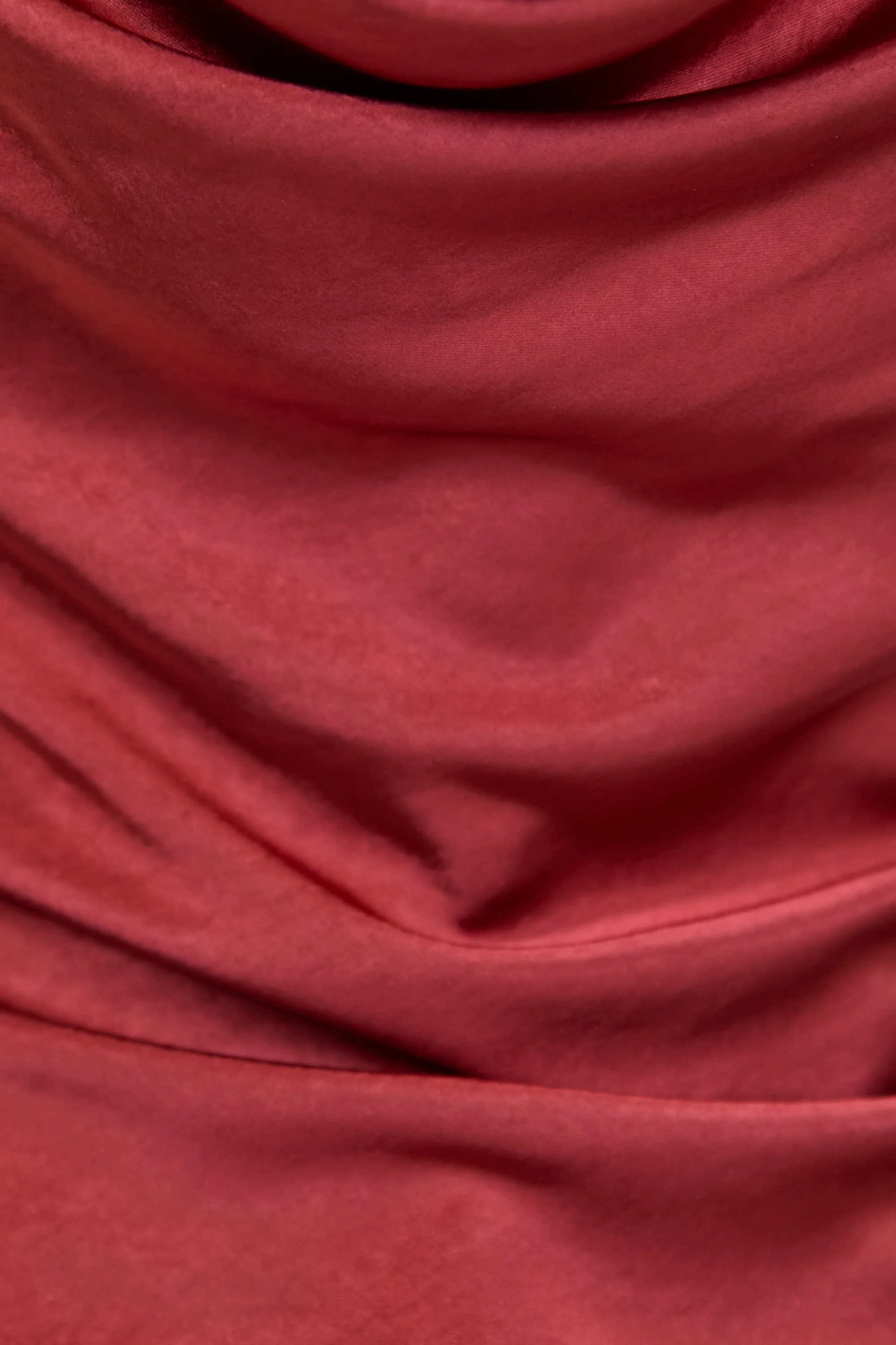 Fruitful Paprika Satin Tie Back Bias Slip Top - Image 6