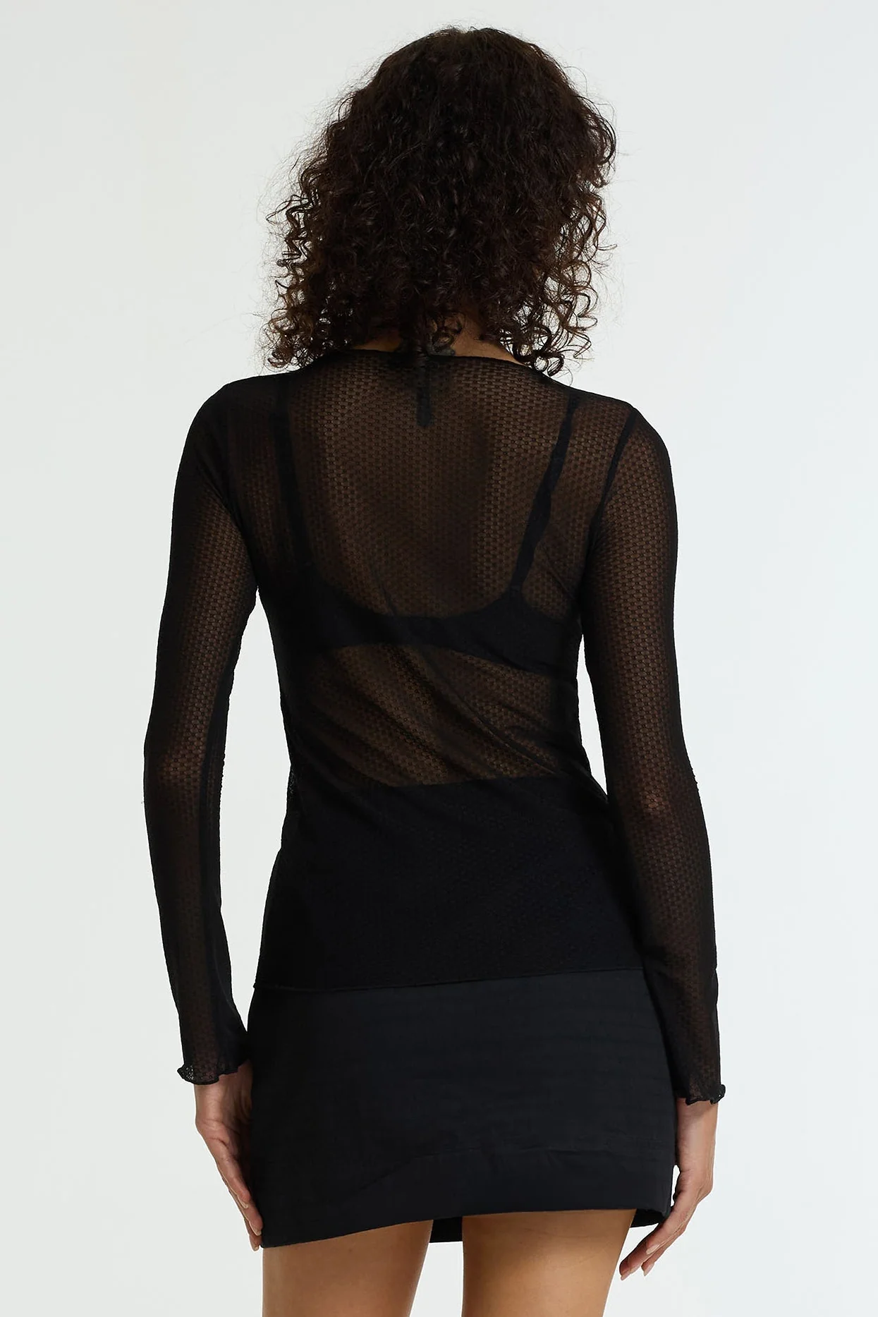 Gigi Black Eclipse Lace LS Top - Image 5