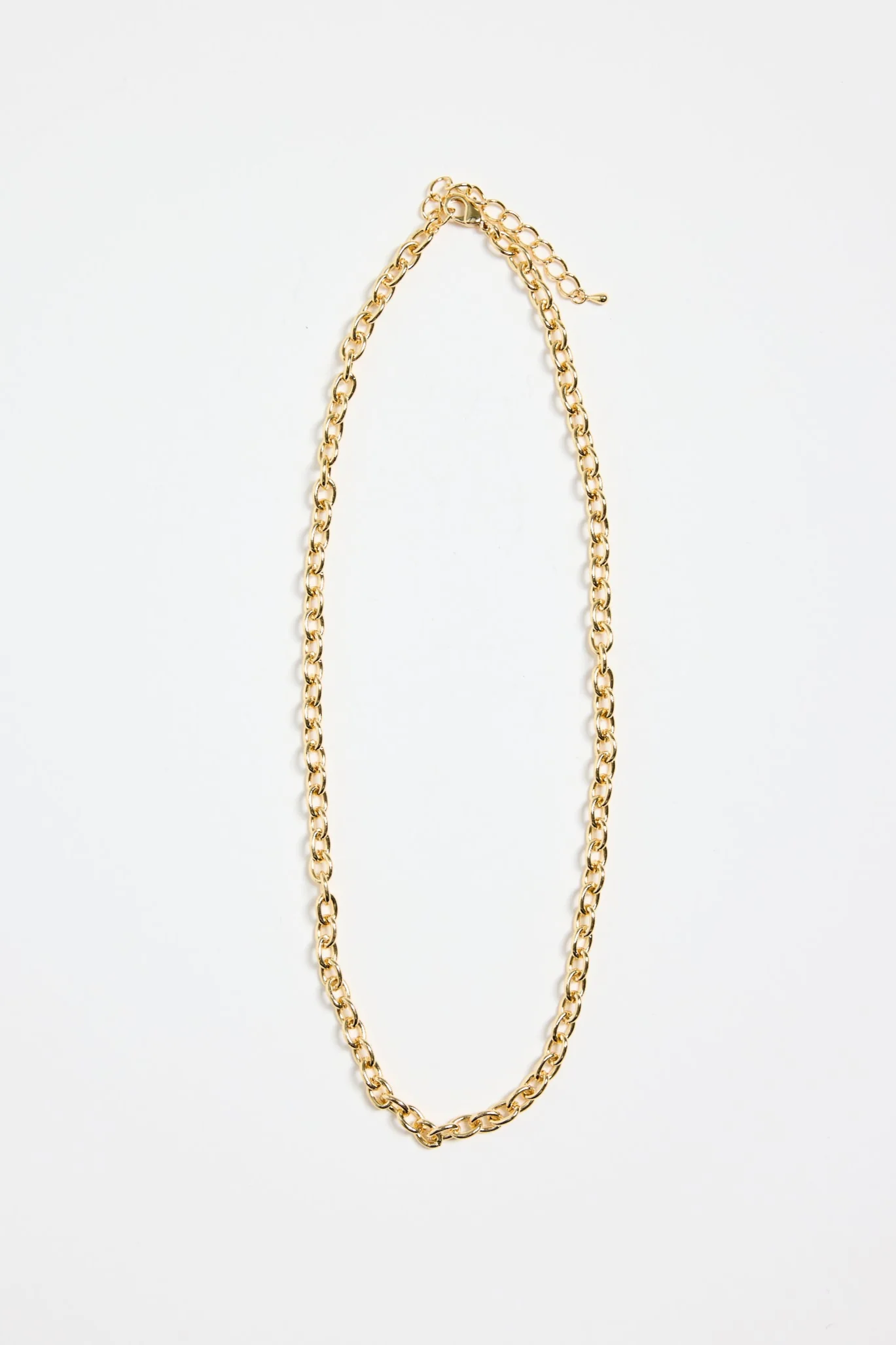 Gold 14k Plate Chain Necklace