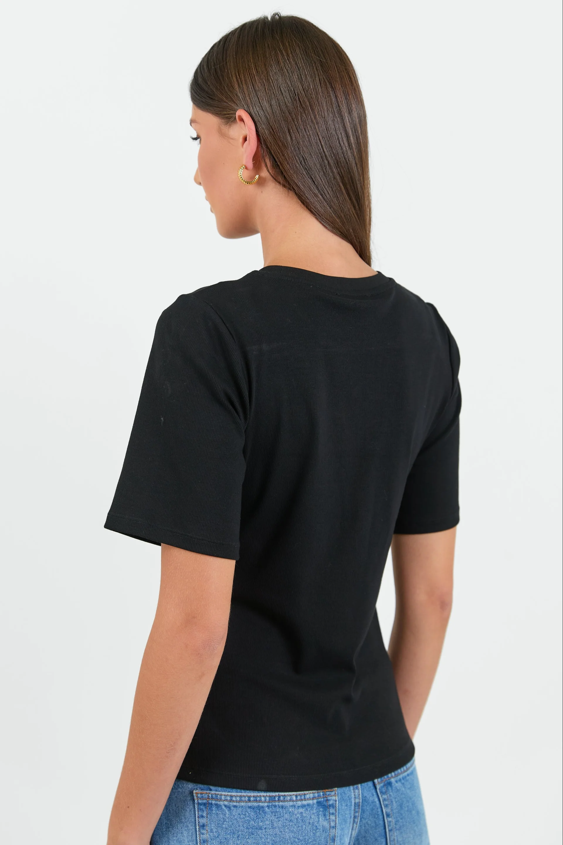 Helm Black Waist Buckle Short Sleeve Tee - Image 5