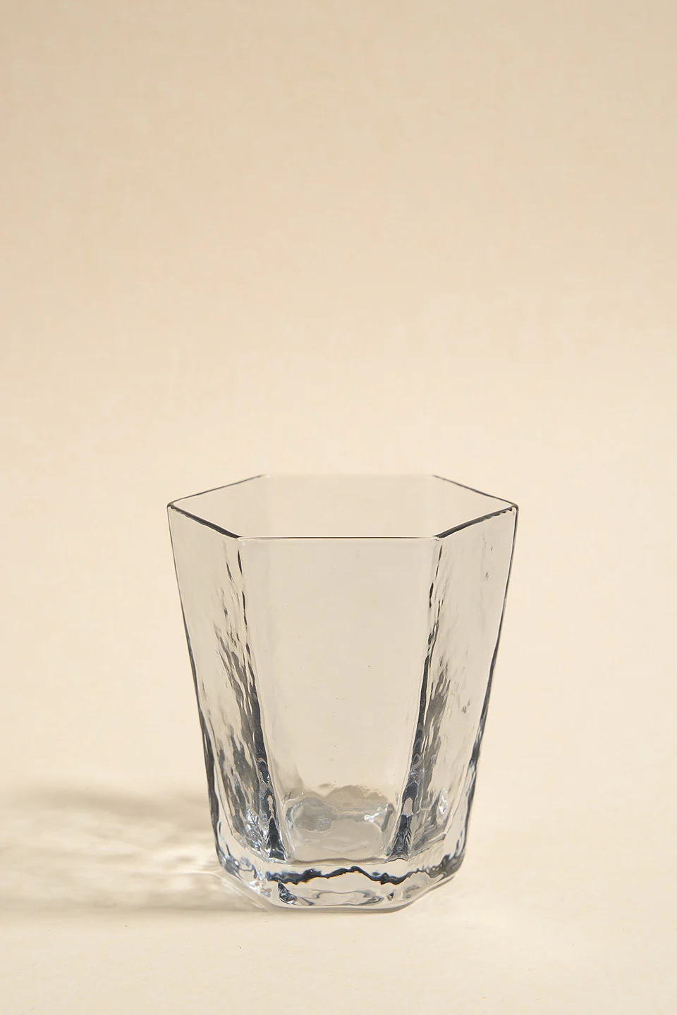 Hexangular Grey Dimpled Tumbler