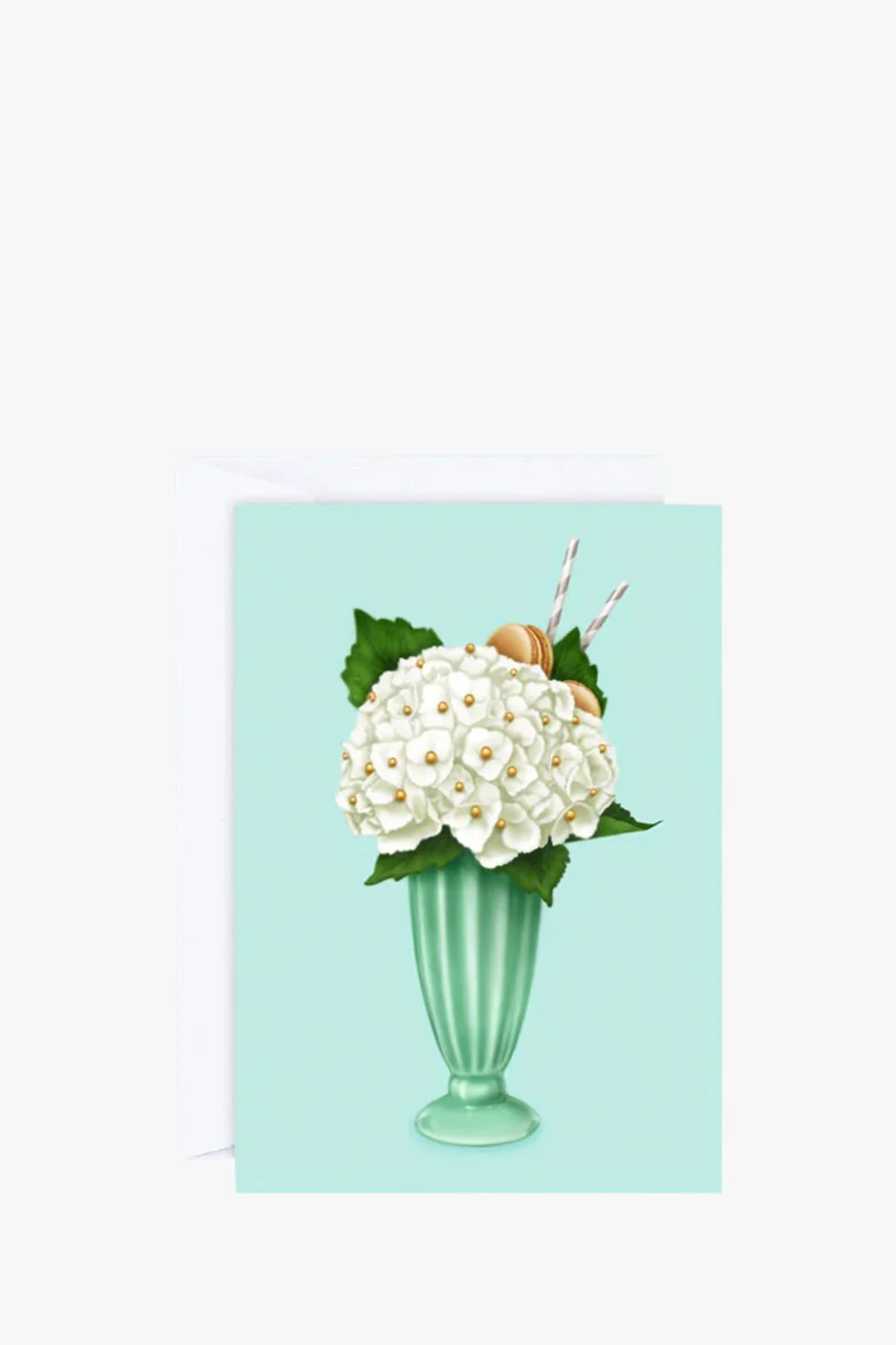 Hokey Pokey Hydrangea Greeting Card