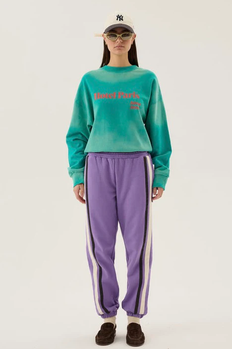 Hotel Paris Washed Ocean Green Crew Sweatshirt - Image 2