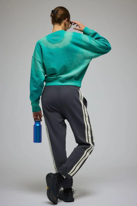 Hotel Paris Washed Ocean Green Crew Sweatshirt - Image 4
