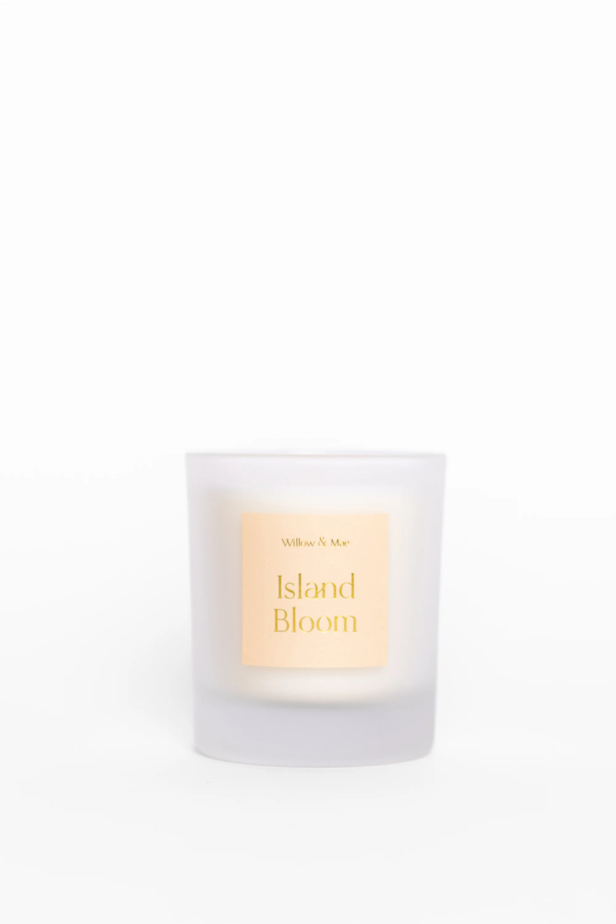 Island Bloom Peach 210g Soy Candle - Image 3