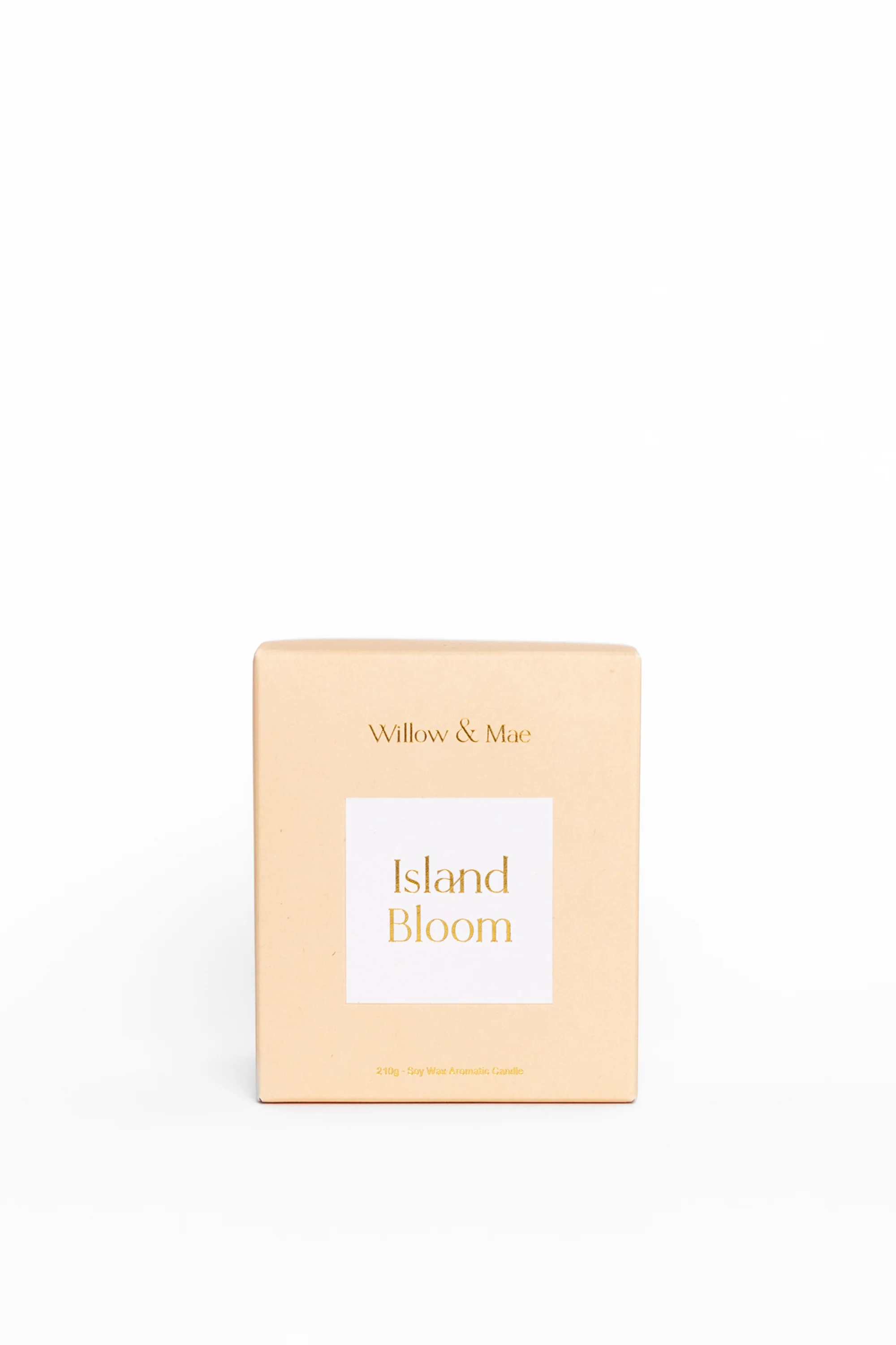 Island Bloom Peach 210g Soy Candle - Image 4