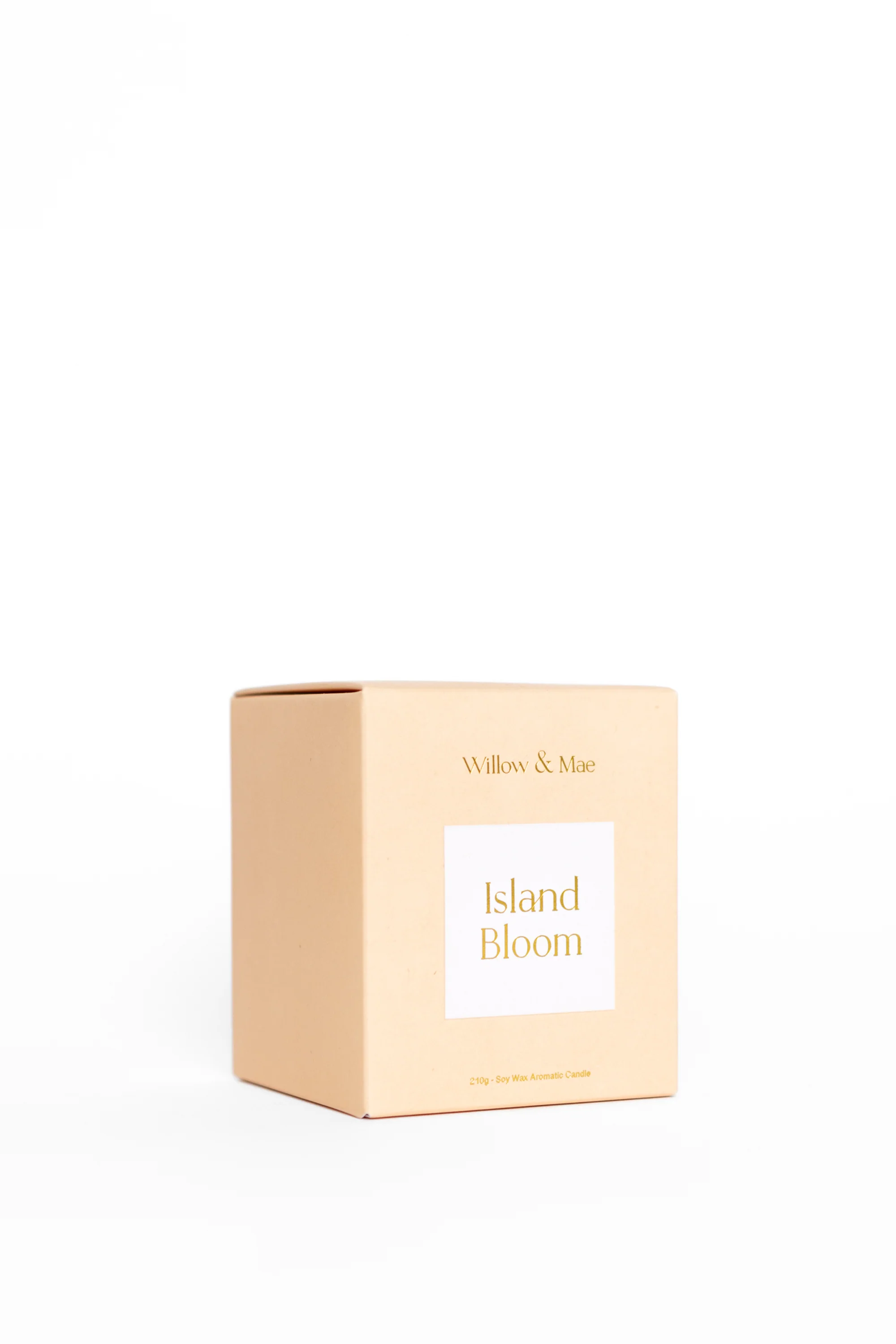 Island Bloom Peach 210g Soy Candle - Image 5