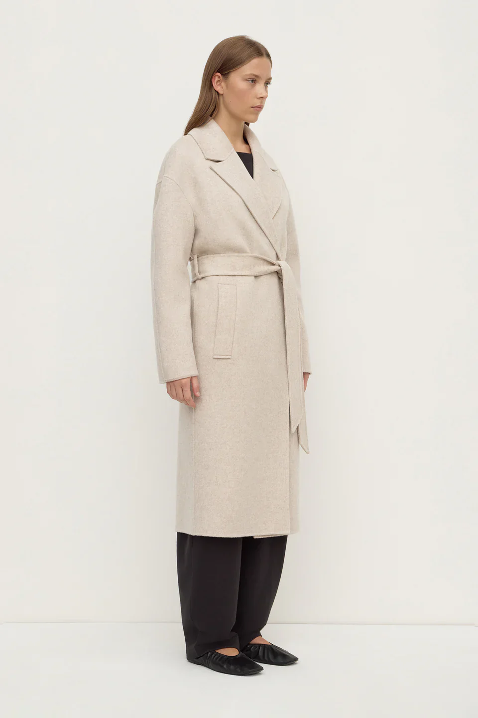 Ivy Oat Marle Wool Coat - Image 5