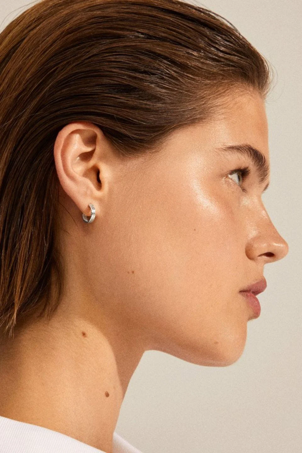 Joanna Silver Plated Snake Chain Earrings