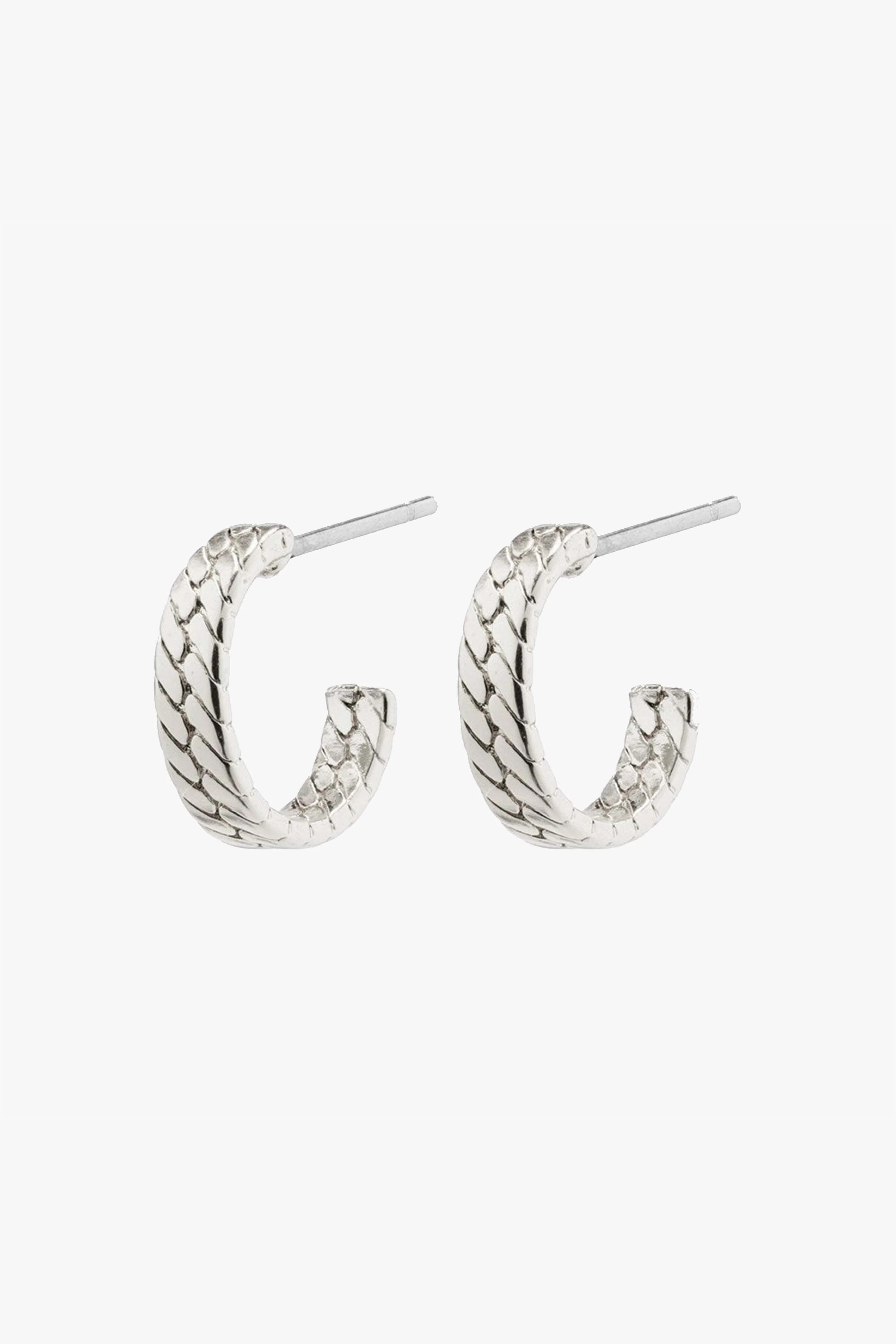 Joanna Silver Plated Snake Chain Earrings - Image 2