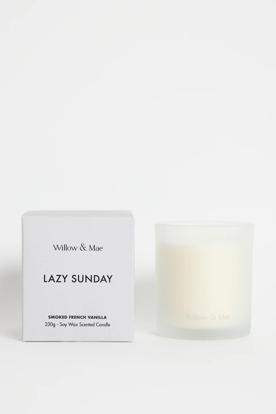 Lazy Sunday Smoked French Vanilla 230g Soy Candle