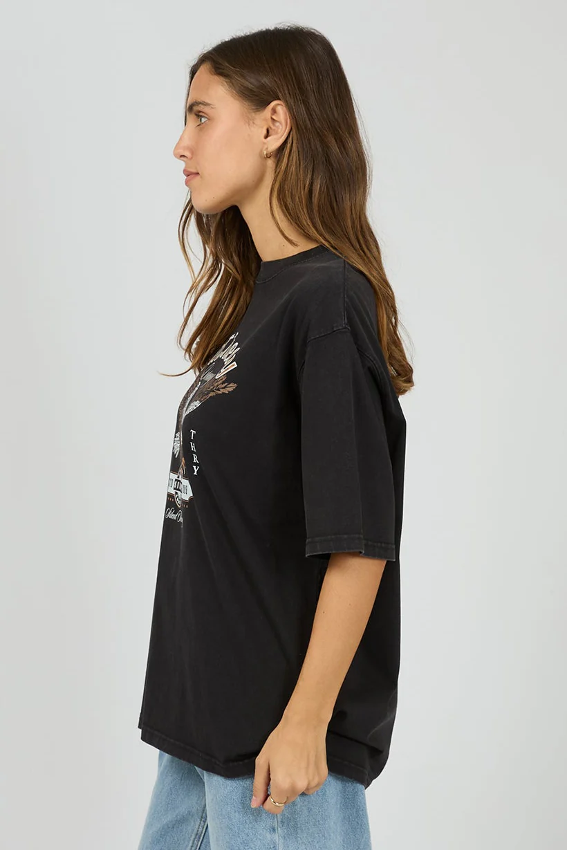 Legacy Washed Black Eagle Graphic Tee - Image 3