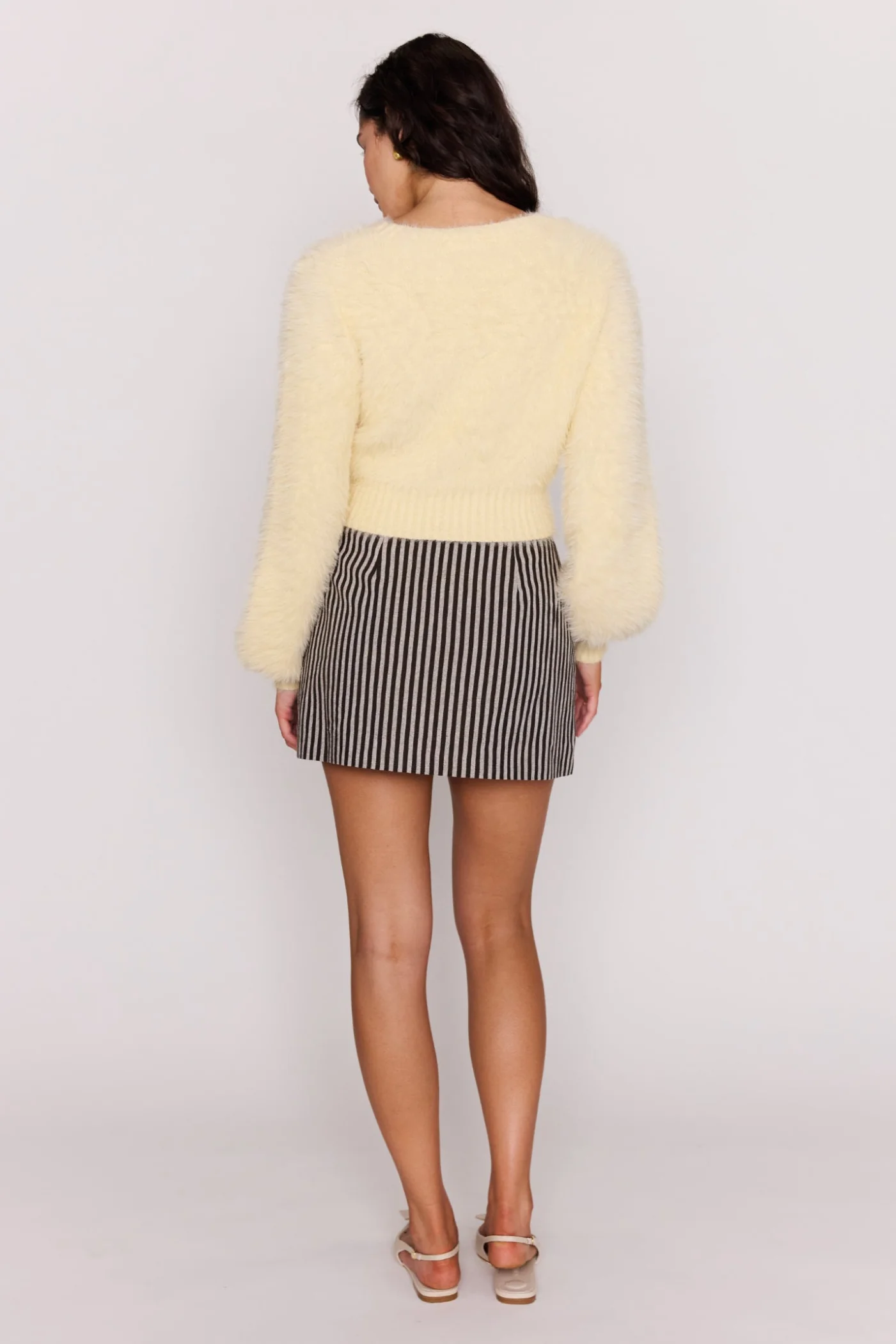 Lola Butter Fluffy Knit Jumper - Image 4
