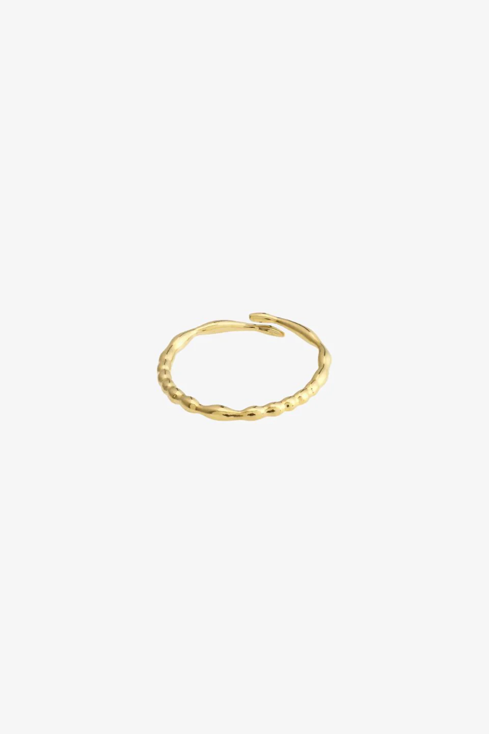 Lulu Recycled Chain StackGold Plated EOL Ring - Image 2