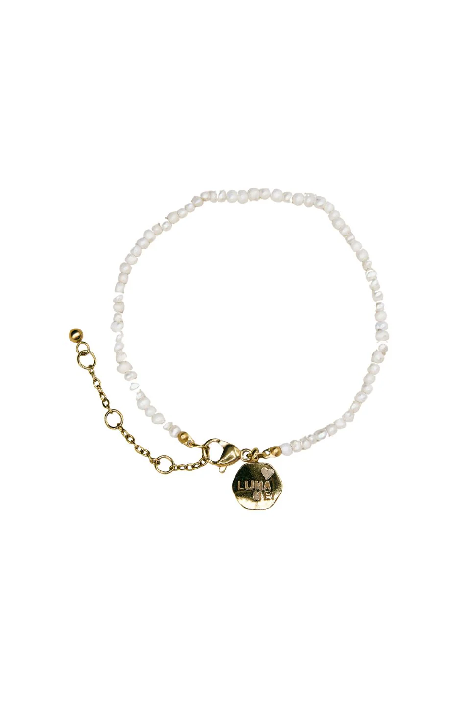 Muse Freshwater Pearl Gold Layering Bracelet