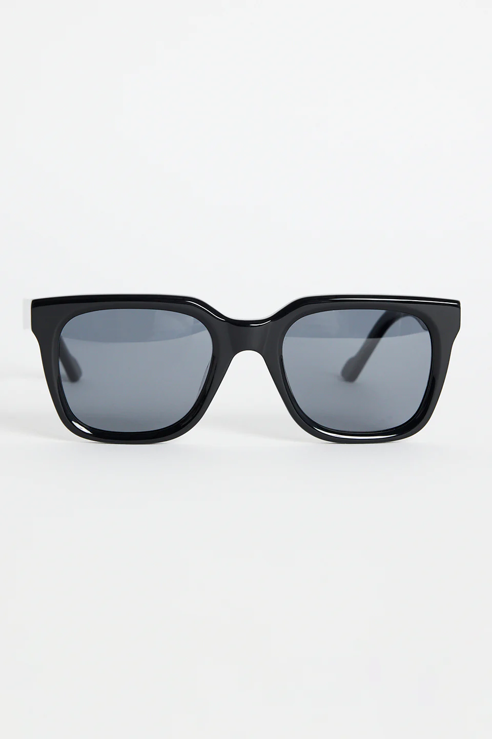 Napoli Black Rounded Sunglasses - Image 3