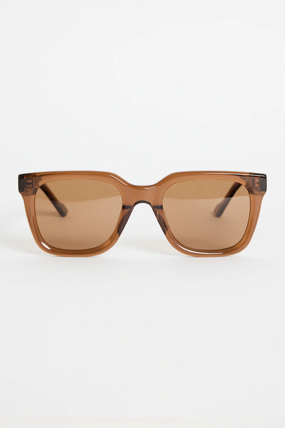 Napoli Espresso Rounded Sunglasses - Image 3