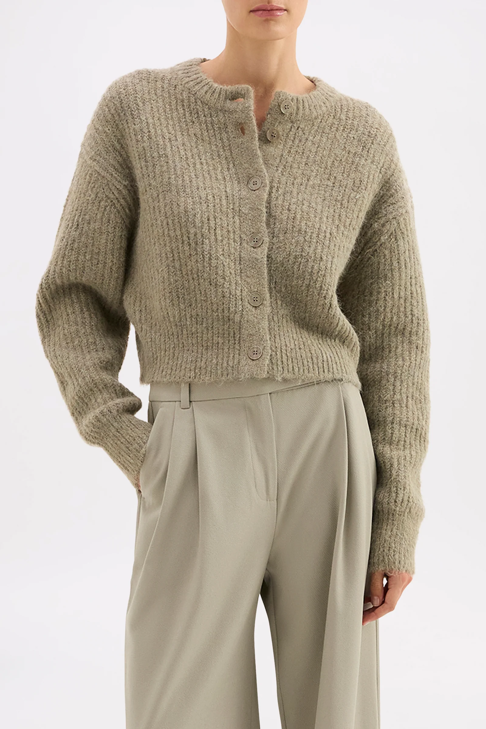 Nixon Vine Cropped Cardigan - Image 5